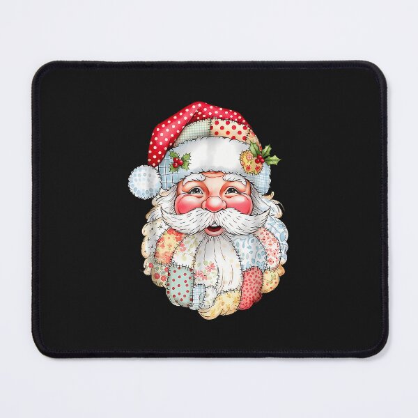 Item preview, Retro Santa Claus Face Patchwork Merry Christmas Xmas designed and sold by grumpzara.