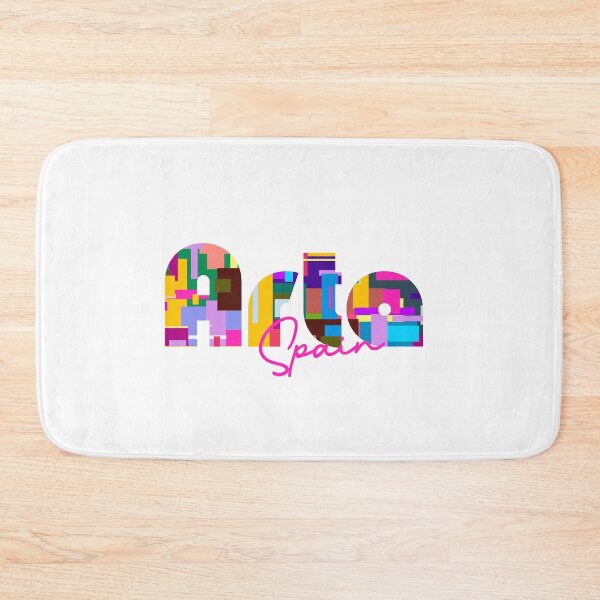 Item preview, Artà, Spain, Vibrant Abstract City Typography Art designed and sold by Wanderful-roads.