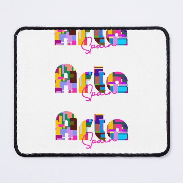 Item preview, Artà, Spain, Vibrant Abstract City Typography Art designed and sold by Wanderful-roads.