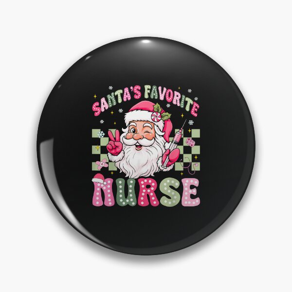 Item preview, Santa'S Favorite Nurse Groovy Christmas Teacher Boys Girls designed and sold by grumpzara.