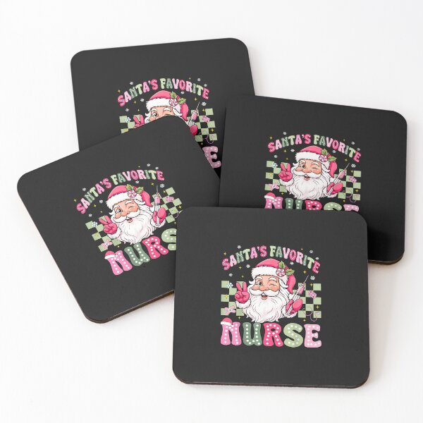 Item preview, Santa'S Favorite Nurse Groovy Christmas Teacher Boys Girls designed and sold by grumpzara.