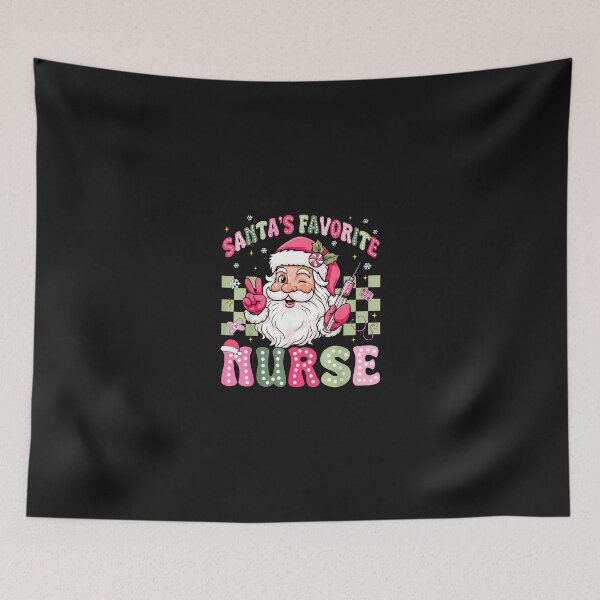 Item preview, Santa'S Favorite Nurse Groovy Christmas Teacher Boys Girls designed and sold by grumpzara.