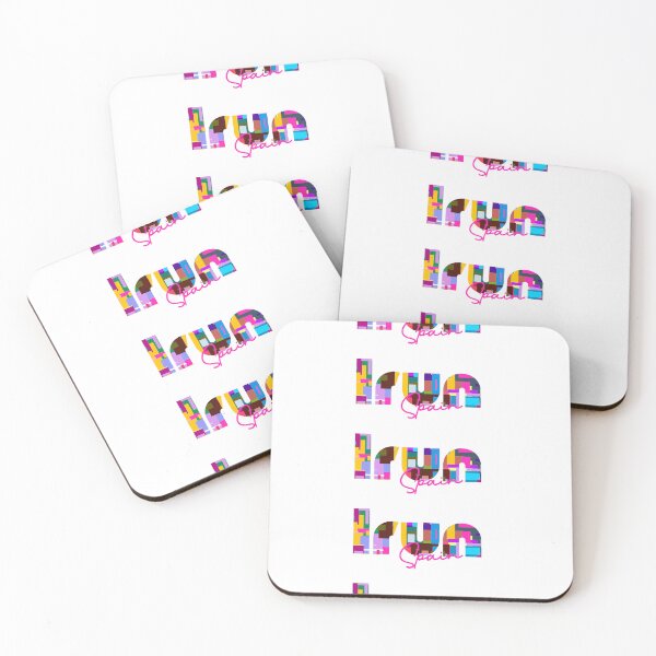 Item preview, Irun, Spain, Vibrant Abstract City Typography Art designed and sold by Wanderful-roads.