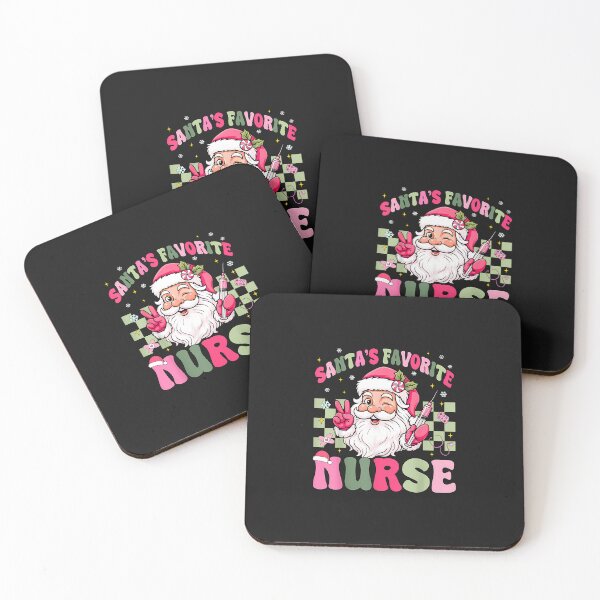 Item preview, Santa'S Favorite Nurse Groovy Christmas Teacher Boys Girls designed and sold by grumpzara.