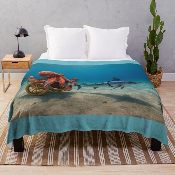 Item preview, Octopus in Chariot Pulled by Swordfish designed and sold by Tridentulus.
