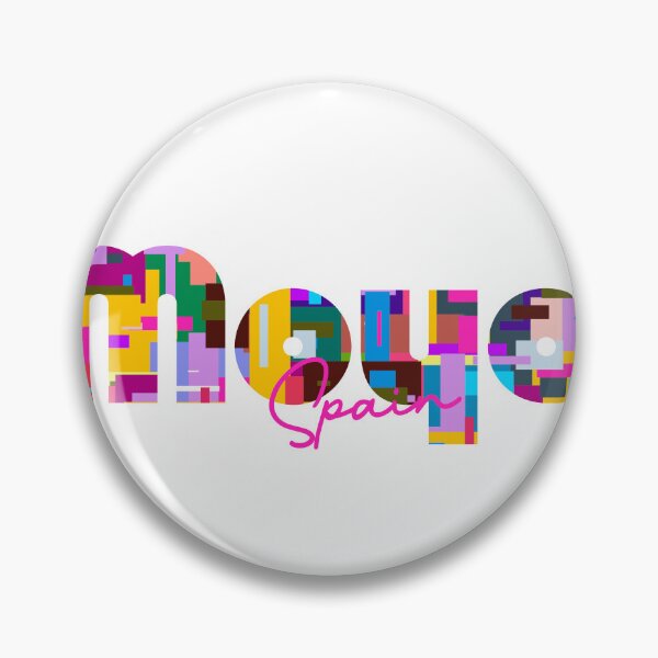 Item preview, Moya, Spain, Vibrant Abstract City Typography Art designed and sold by Wanderful-roads.