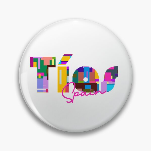 Item preview, Tías, Spain, Vibrant Abstract City Typography Art designed and sold by Wanderful-roads.
