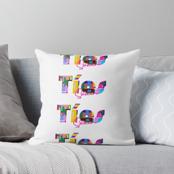 Item preview, Tías, Spain, Vibrant Abstract City Typography Art designed and sold by Wanderful-roads.