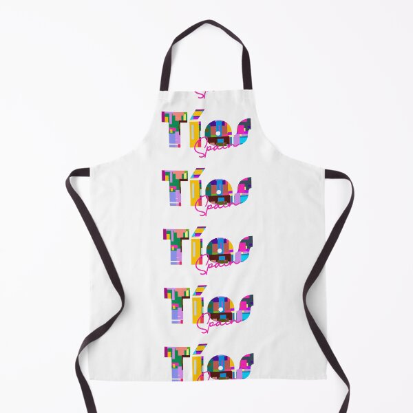 Item preview, Tías, Spain, Vibrant Abstract City Typography Art designed and sold by Wanderful-roads.
