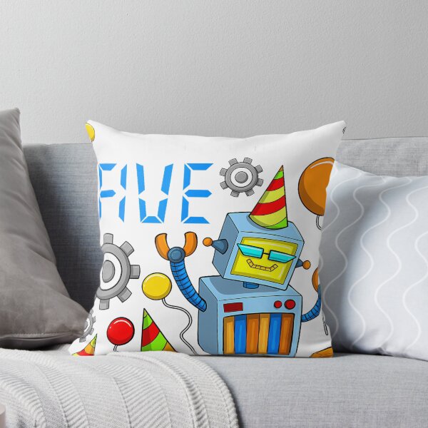 Item preview, Robot Birthday Shirt Boy 5Th Robot Birthday Party designed and sold by TysonLangosh.