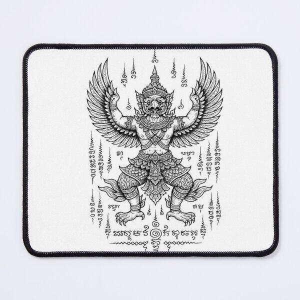 Item preview, Sacred Garuda Thai Tattoo – Powerful Protection & Authority Design designed and sold by Sksticker991.