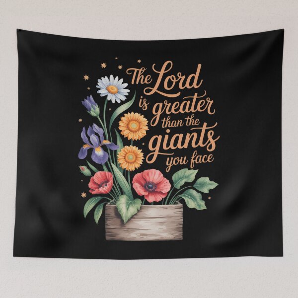 Item preview, The Lord Is Greater Than The Giants You Face designed and sold by papertaless.