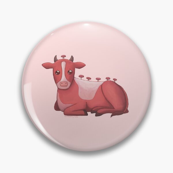 Item preview, mushroom cow designed and sold by rainbowberry.