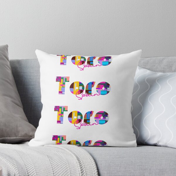 Item preview, Toro, Spain, Vibrant Abstract City Typography Art designed and sold by Wanderful-roads.