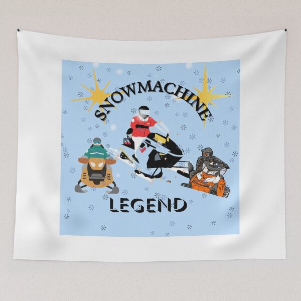 Item preview, Snowmachine Legend - Winter Snowmobile Sports Gift designed and sold by Extremeallie.