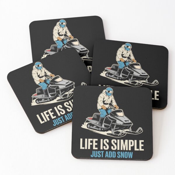 Item preview, Snowmobile Snowmobiling Snow Machine designed and sold by LunaCrazeArt.