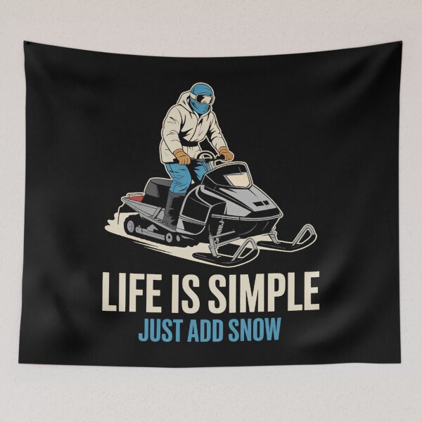 Item preview, Snowmobile Snowmobiling Snow Machine designed and sold by LunaCrazeArt.