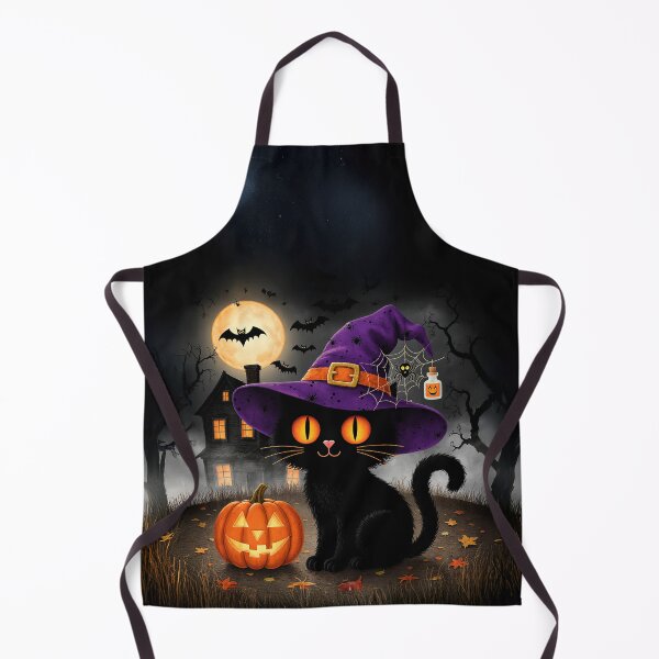 Item preview, Midnight Cat & Pumpkin Glow – Cozy Autumn Night Illustration designed and sold by Whimsical Hug.