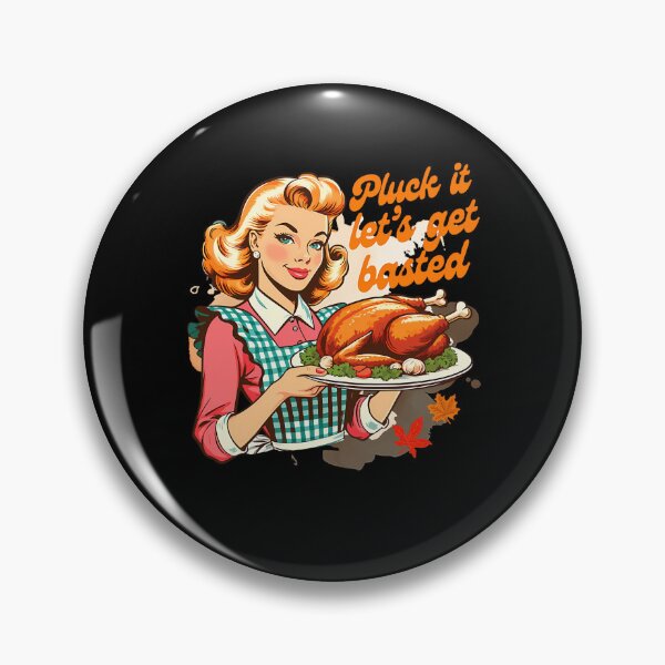 Item preview, Holiday Lets Quote Pluck Thanksgiving Get Vintage Basted It Happy designed and sold by HollyShabero.