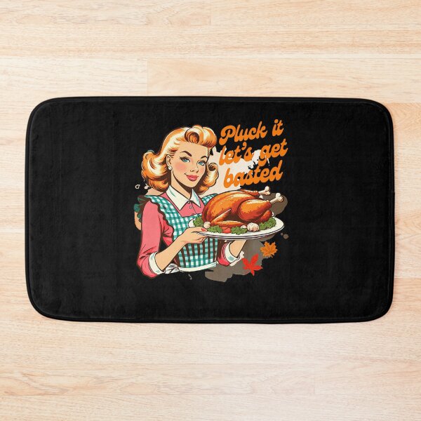 Item preview, Holiday Lets Quote Pluck Thanksgiving Get Vintage Basted It Happy designed and sold by HollyShabero.