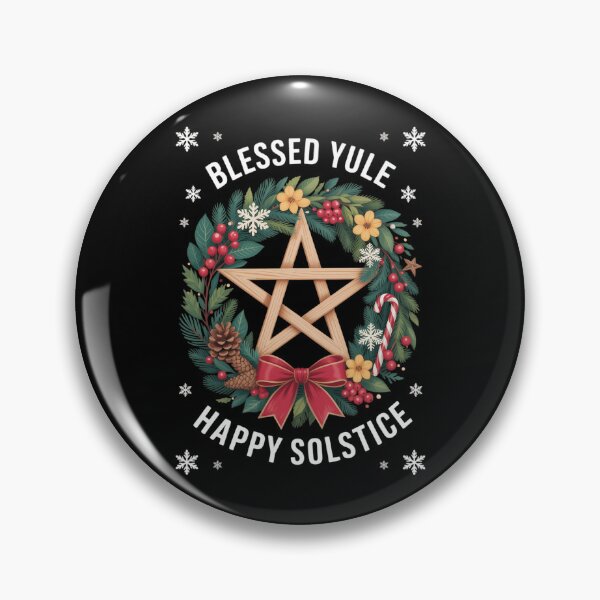 Item preview, Winter Solstice Yule Christmas Blessed Yule Happy Solstice designed and sold by papertaless.