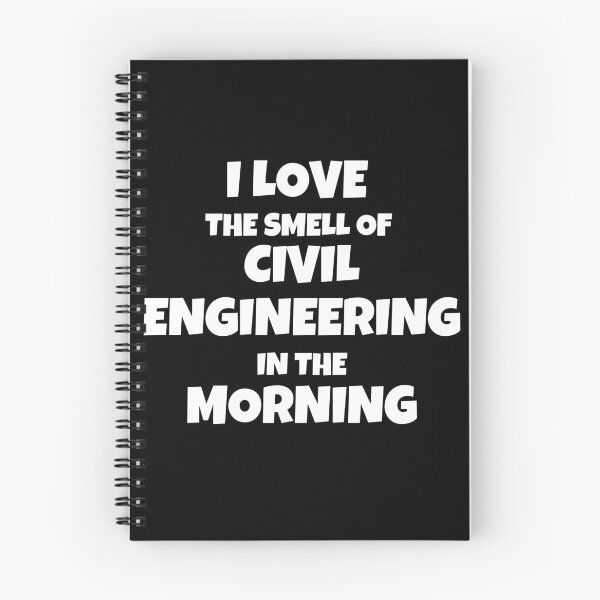 Item preview, I Love The Smell Of Civil Engineering In The Morning designed and sold by JohnnyP-Store.