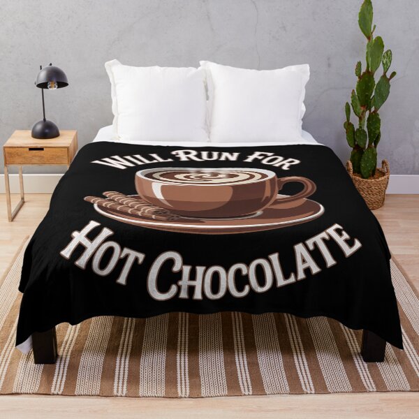 Item preview, Will Run For Hot Chocolate Lover Cocoa Drink Sayings designed and sold by papertaless.