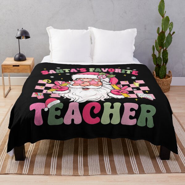 Item preview, Santa'S Favorite Teacher Groovy Christmas Teacher Boys Girls designed and sold by merlinnears.