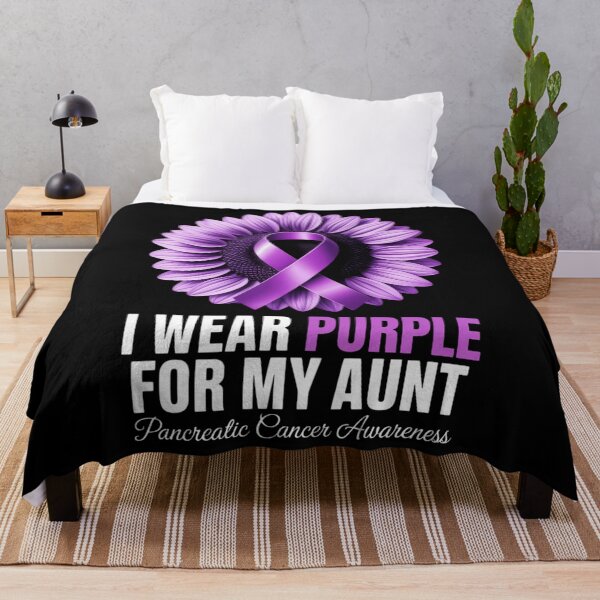 Item preview, I Wear Purple For My Aunt Pancreatic Cancer Awareness designed and sold by papertaless.