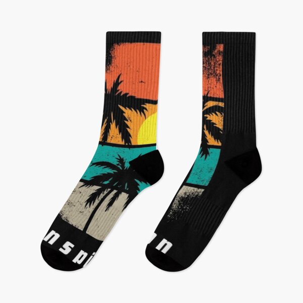 Item preview, #inspiration Retro Sunset Palm Tree Aesthetic Distressed Graphic Tee designed and sold by GenZFashion000.