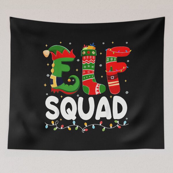 Item preview, Elf Squad Funny Christmas Family Matching Pajamas Men Women designed and sold by merlinnears.