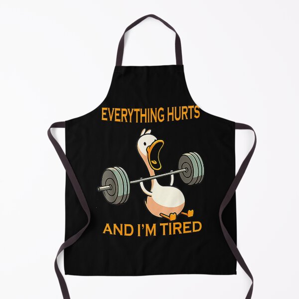 Item preview, Funny Gym Duck Everything Hurts And I'm Tired designed and sold by LydiaShirley.