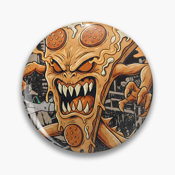Item preview, Giant Pizza Kaiju City Attack designed and sold by AwesomeBeyondLimits.