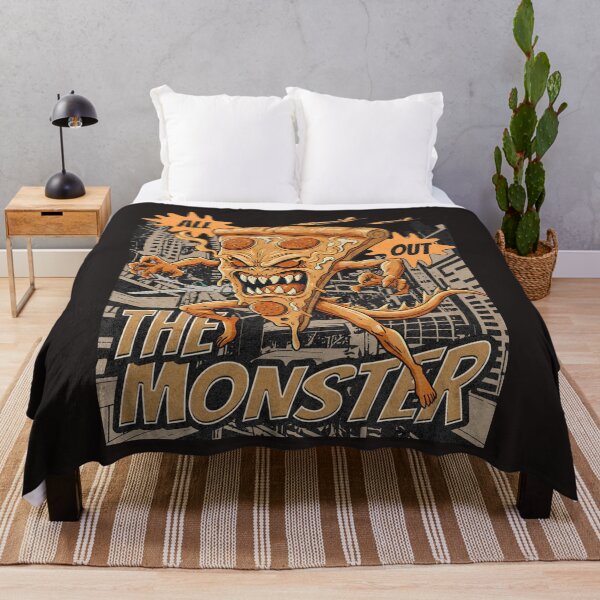 Item preview, Giant Pizza Kaiju City Attack designed and sold by AwesomeBeyondLimits.