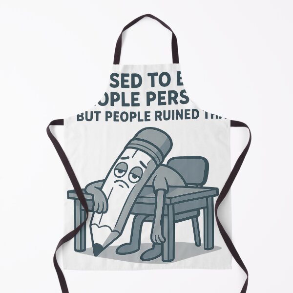 Item preview, Funny Office T-Shirt I Used To Be A People Person Sarcasm designed and sold by VectorVerseHub.