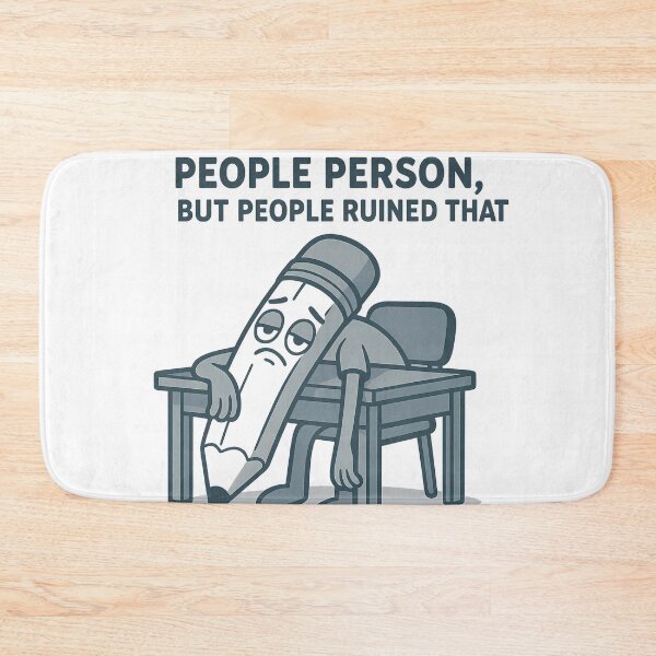 Item preview, Funny Office T-Shirt I Used To Be A People Person Sarcasm designed and sold by VectorVerseHub.