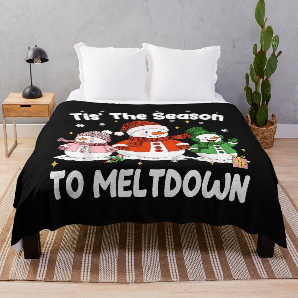 Item preview, Tis The Season To Meltdown Christmas Santa Snowman Women Kid designed and sold by merlinnears.