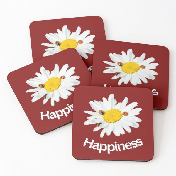 Item preview, Happiness – Ladybug on a daisy | Nature & Joy of Life designed and sold by Katja LebenFreude.