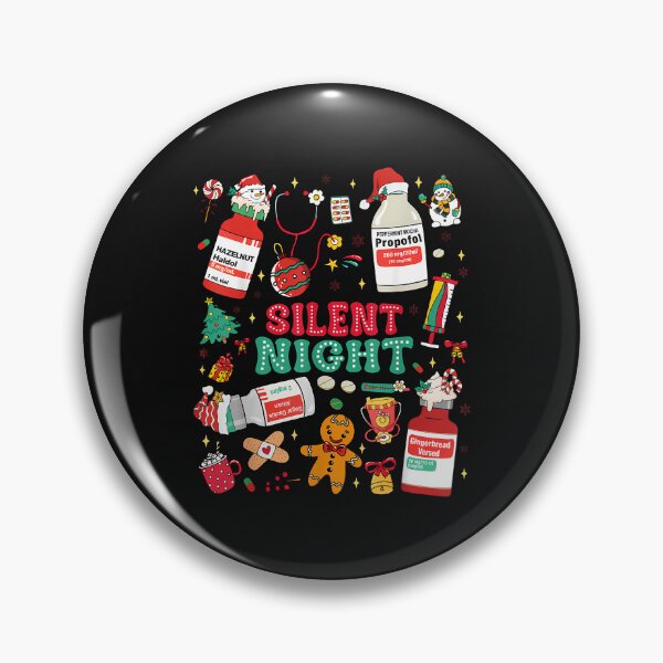 Artikelvorschau, Retro Propofol Stille Nacht Intensivpflegekräfte Lustig Frohe Weihnachten entworfen und verkauft von merlinnears.
