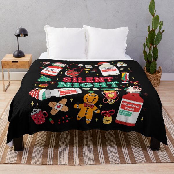 Item preview, Retro Propofol Silent Night Icu Nurses Funny Merry Christmas designed and sold by merlinnears.