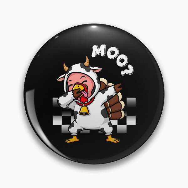 Item preview, Festive Holiday Day 90s Turkey Moo Thanksgiving Cow Funny designed and sold by rebeccathanuos.