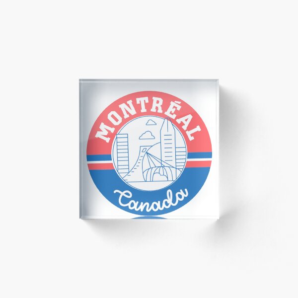 Montreal Canada Acrylic Block