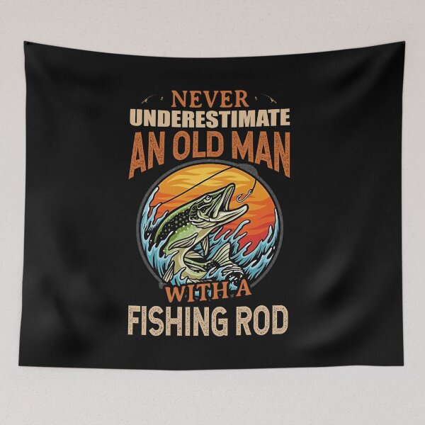 Item preview, Sunset Fishing Tee for Old Men designed and sold by LashondaGreen89.