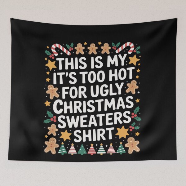 Item preview, Ugly My For Funny Hot Sweaters Christmas Shirt Is This It's Meme Too designed and sold by JasonCorvar.