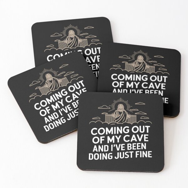 Item preview, Jesus Coming Out Of My Cave And I've Been Doing Just Fine designed and sold by EarlineImogene.