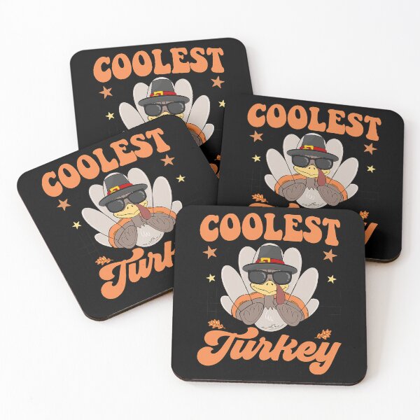 Item preview, Table Coolest Day Vintage Turkey Thankful Happy At Turkey designed and sold by GeoroSturgis.