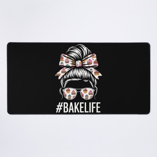 Item preview, Baker Messy Bun Hair baking funny Pastry baker Chef designed and sold by LunaCrazeArt.