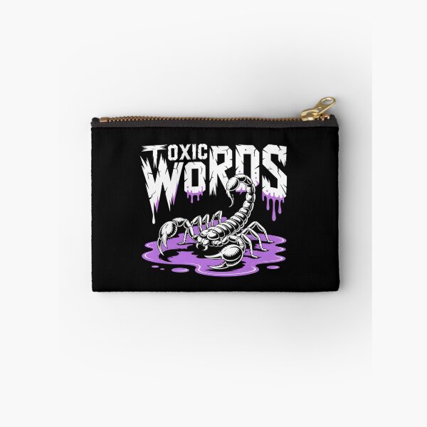 Item preview, Toxic Words Venomous Scorpion Dark Aesthetic Edgy Art About Harmful Speech designed and sold by ViktoonShirts.