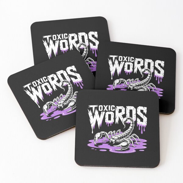 Item preview, Toxic Words Venomous Scorpion Dark Aesthetic Edgy Art About Harmful Speech designed and sold by ViktoonShirts.