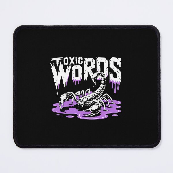 Item preview, Toxic Words Venomous Scorpion Dark Aesthetic Edgy Art About Harmful Speech designed and sold by ViktoonShirts.